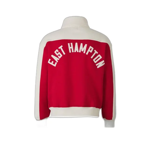 Rhude Contrast Quarter-Zip Varsity Sweatshirt