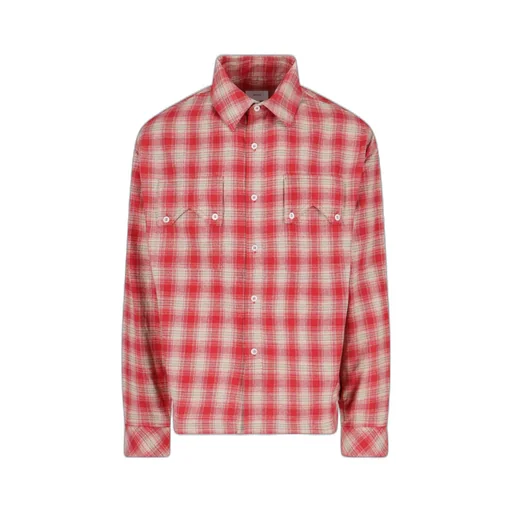 Rhude Long Sleeve Checked Shirt