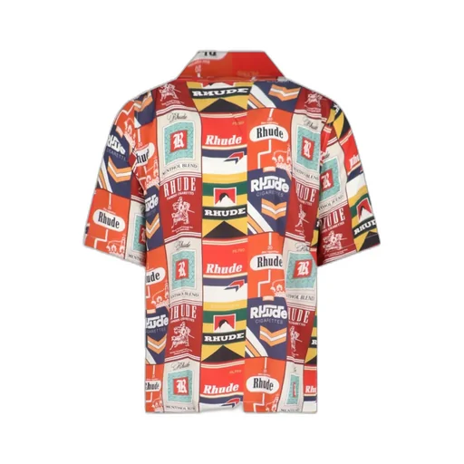 Rhude Cigarette Printed Short-Sleeved Shirt