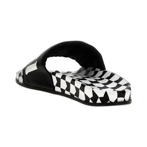 Rhude Logo Printed Checked Slides