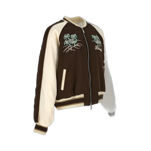 Rhude Crepe Satin Souvenir Bomber