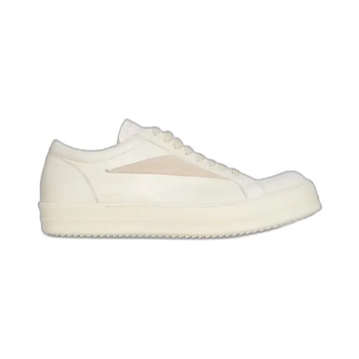 Rick Owens Round Toe Low-Top Sneakers