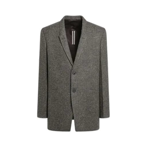 Rick Owens Single-Breasted Tailored Jacket