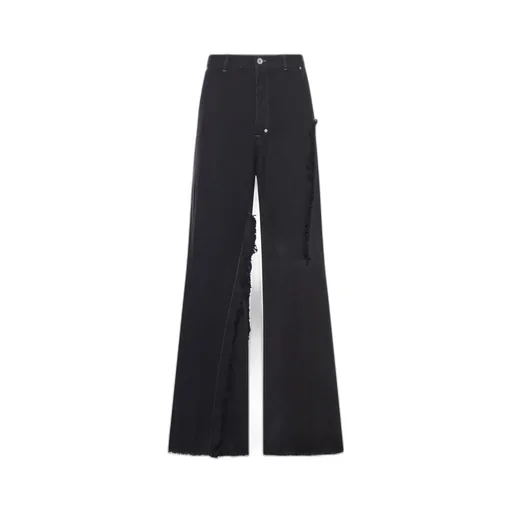 Rick Owens Joris Frayed Edge Trousers
