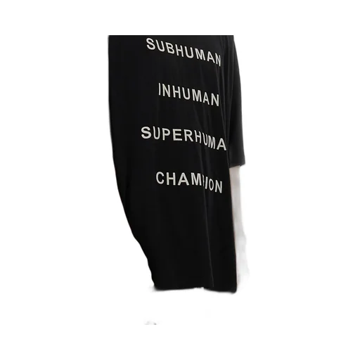 Rick Owens X Champion Text Printed Crewneck T-Shirt