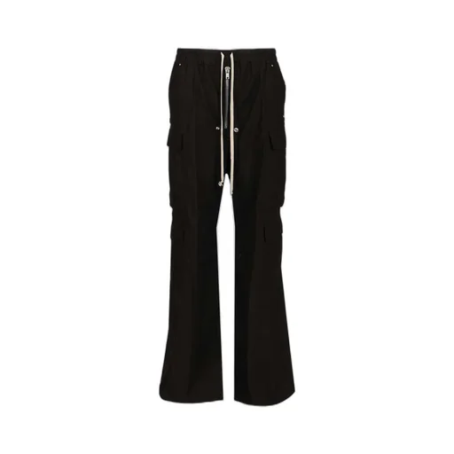 Rick Owens Zip Detailed Drawstring Trousers