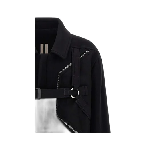 Rick Owens Blixa Jumbo Mac Zipped Coat