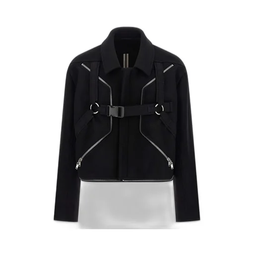 Rick Owens Blixa Jumbo Mac Zipped Coat