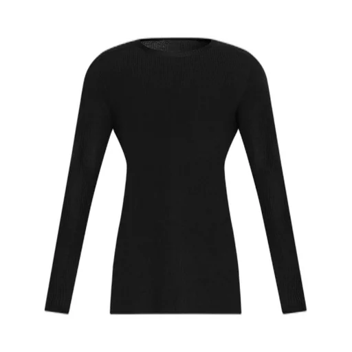 Rick Owens Ribbed Round Neck Pullover