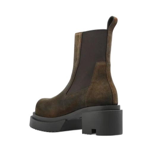 Rick Owens Round Toe Boots