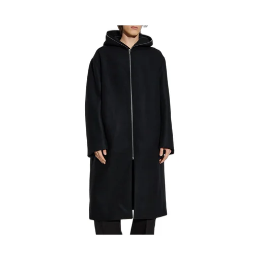 Rick Owens Zipped Hooded Raincoat