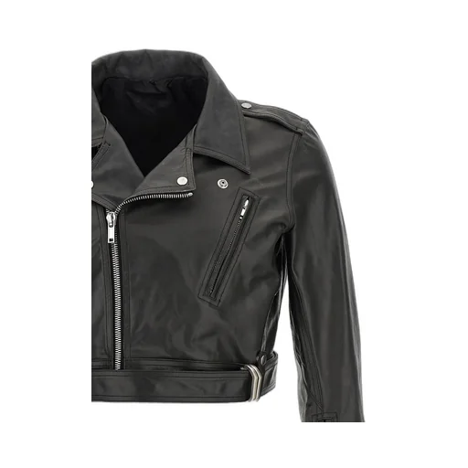 Rick Owens Luke S Stooges Crop Leather Jacket