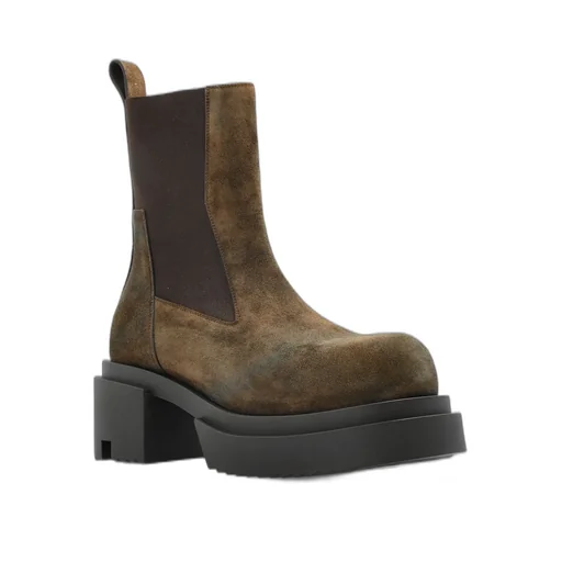 Rick Owens Round Toe Boots