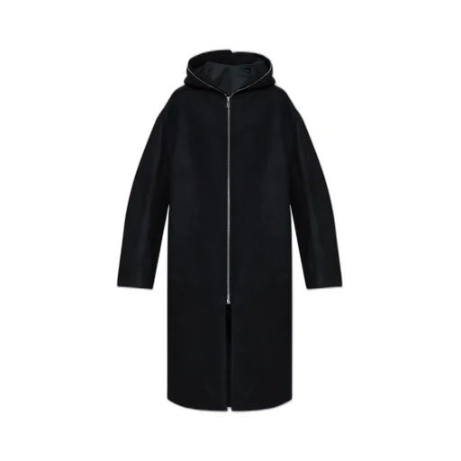 Rick Owens Zipped Hooded Raincoat