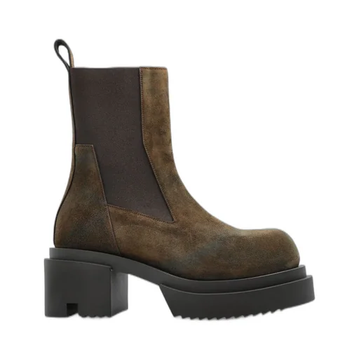 Rick Owens Round Toe Boots