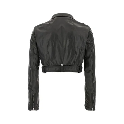 Rick Owens Luke S Stooges Crop Leather Jacket