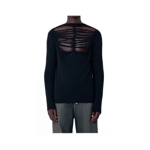 Rick Owens Ls Cut-Out Front Top