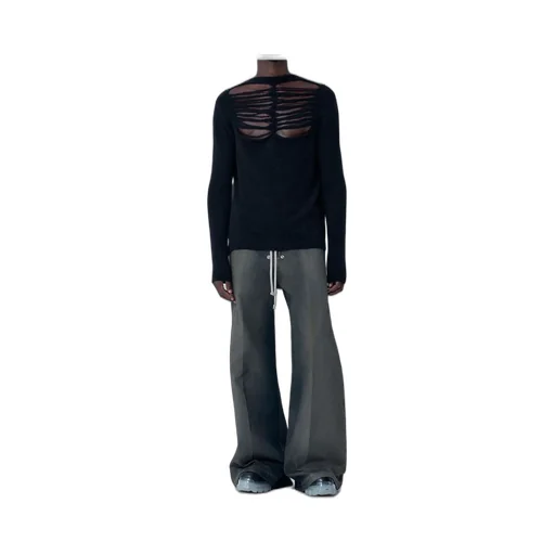 Rick Owens Ls Cut-Out Front Top