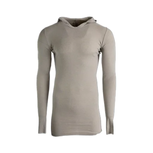 Rick Owens Hooded Long Sleeved T-Shirt