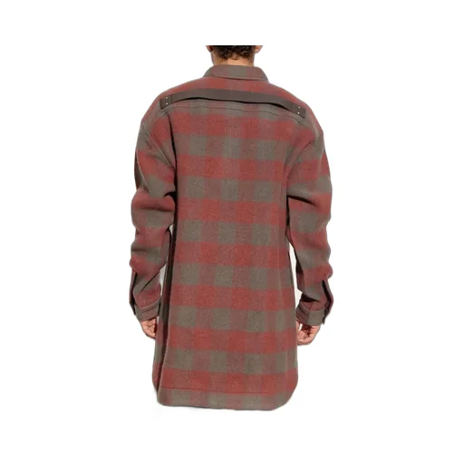 Rick Owens Checked Oversized Shirt