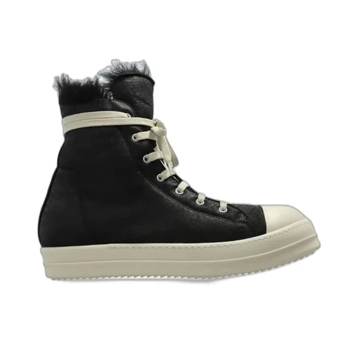 Rick Owens Zipped Lace-Up Sneakers