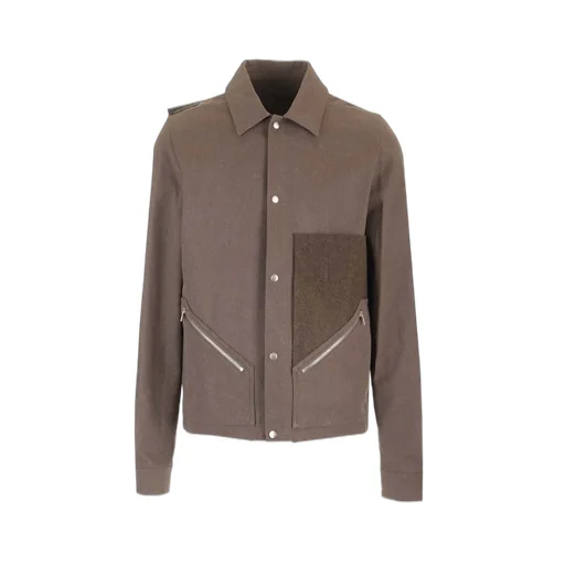 Rick Owens Tour Snap Front Straight Hem Jacket