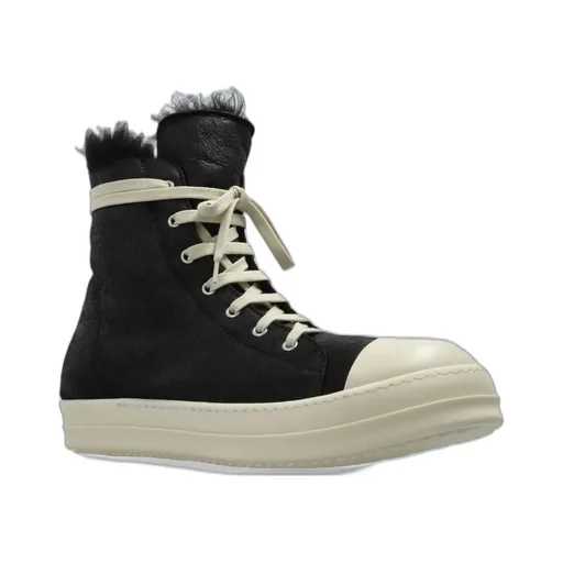 Rick Owens Zipped Lace-Up Sneakers