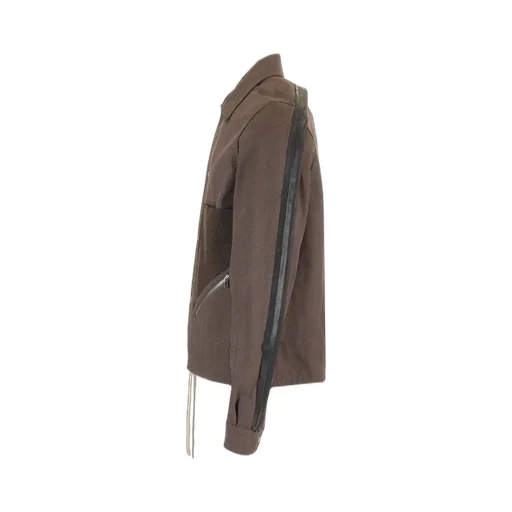 Rick Owens Tour Snap Front Straight Hem Jacket