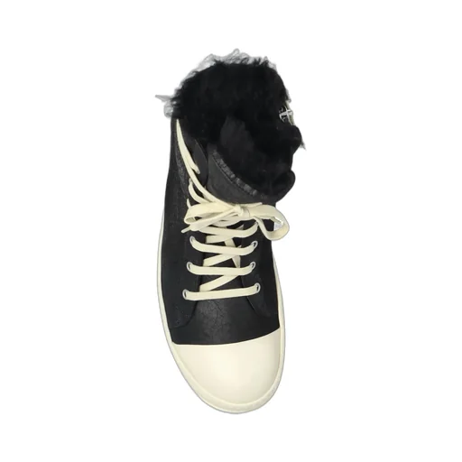 Rick Owens Zipped Lace-Up Sneakers