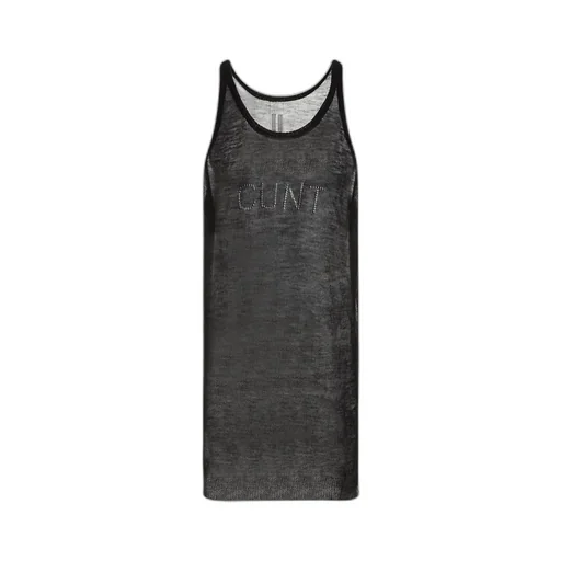 Rick Owens Sleeveless Knitted Tank Top