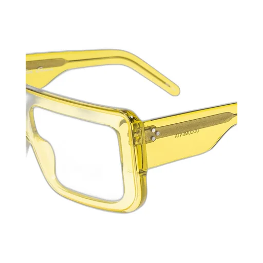 Rick Owens Rectangular Frame Glasses