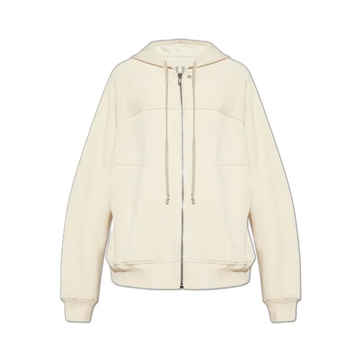 Rick Owens Zip-Up Drawstring Hoodie
