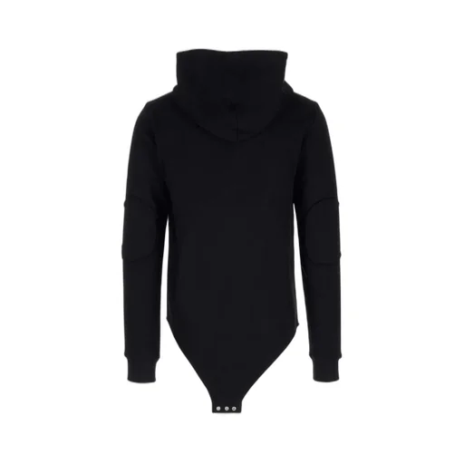 Rick Owens X Champion Logo-Embroidered Drawstring Hooded Bodysuit