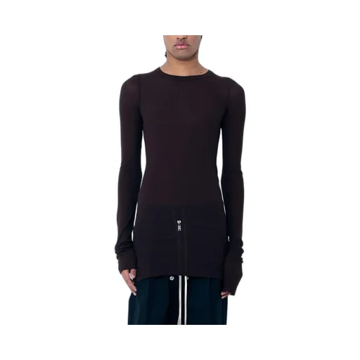Rick Owens Long-Sleeved Ribbed T-Shirt