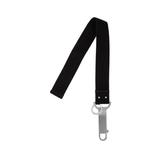 Rick Owens Logo Tape Claw Fastened Keychain