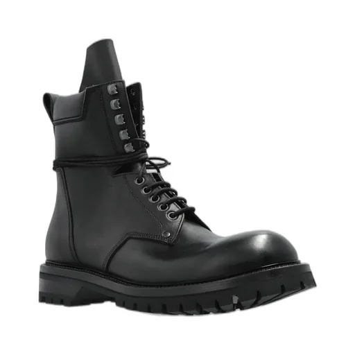 Rick Owens Hollywood Groppone Army Boots