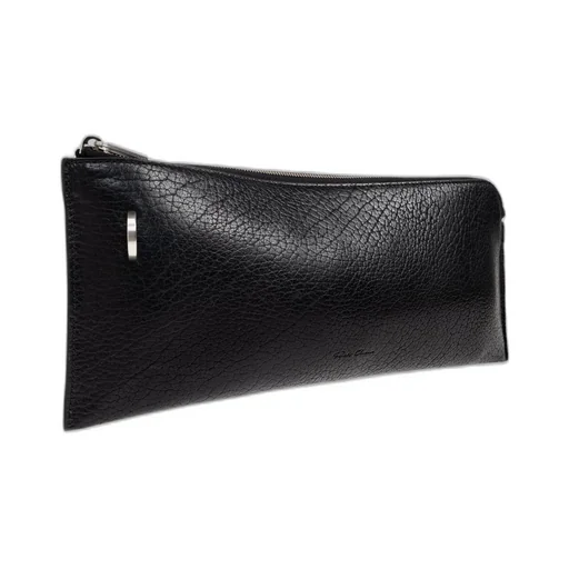 Rick Owens Logo Embossed Clutch Bag