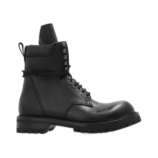 Rick Owens Hollywood Groppone Army Boots