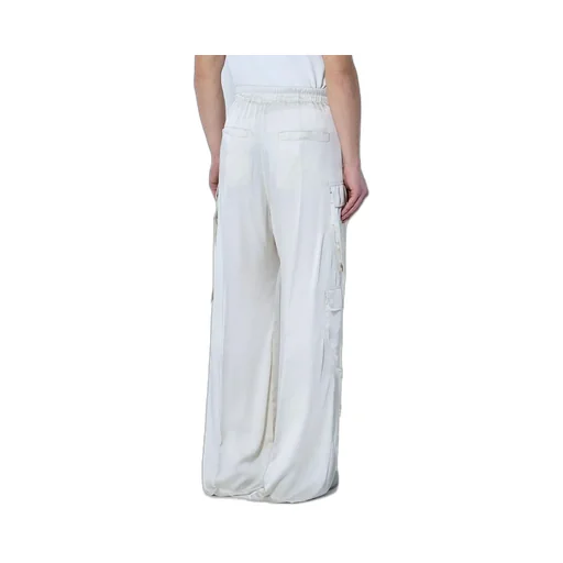 Rick Owens Satin Drawstring Cargo Pants