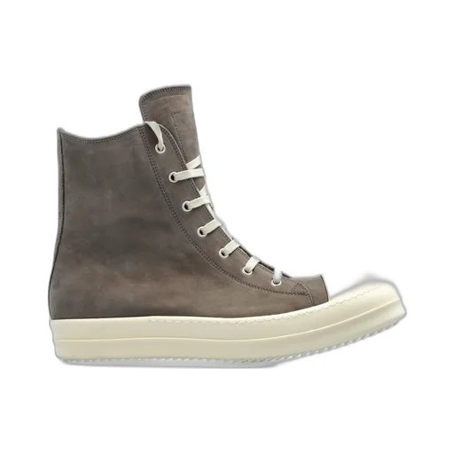 Rick Owens Zip Detailed Lace-Up Sneakers