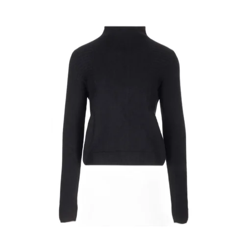 Rick Owens Seam Detailed Mock-Neck Jumper