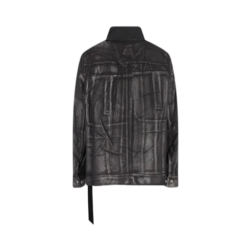 Rick Owens Drkshdw Strapped Jumbo Denim Jacket