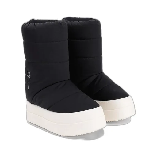 Rick Owens Drkshdw Star Detailed Platform Padded Boots
