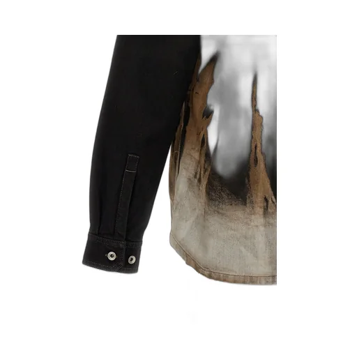 Rick Owens Drkshdw Tie-Dyed Denim Jacket