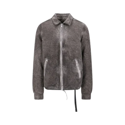 Rick Owens Drkshdw Drawstring Hem Zipped Jacket