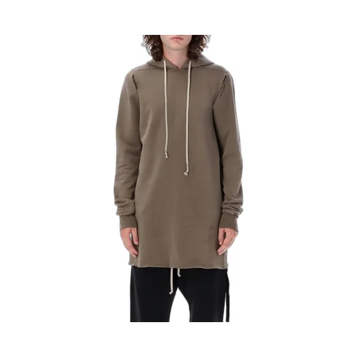 Rick Owens Drkshdw Cut-Out Detailed Long Hoodie