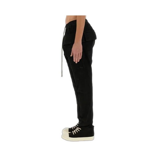 Rick Owens Drkshdw Creatch Tapered Drawstring Cargo Trousers