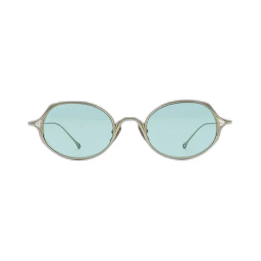 Rigards Oval-Frame Curved Tip Sunglasses