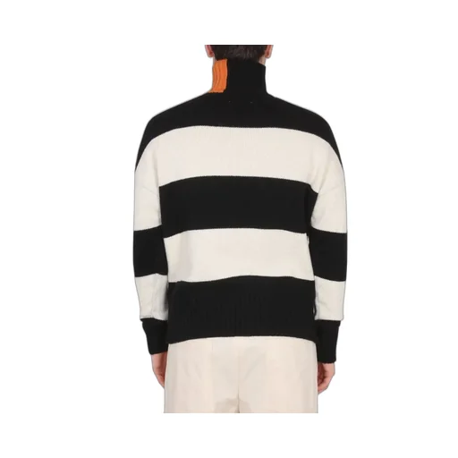 Right For High Neck Ribbed Knitwear