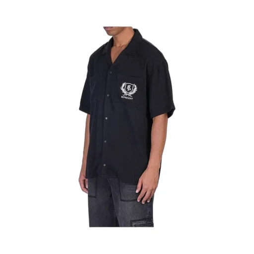Represent Logo Embroidered Crest Shirt